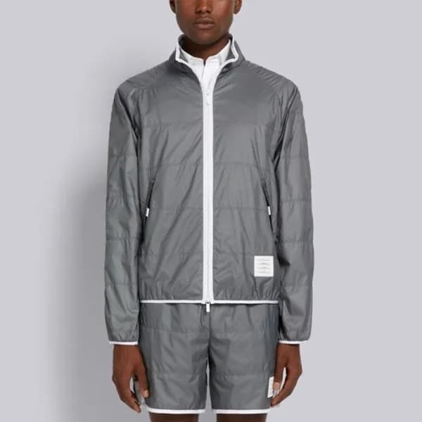 톰브라운 남성 그레이 자켓 - Thom Browne Mens Gray Jackets - t… - 1