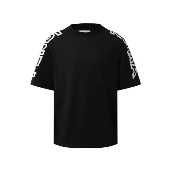 펜디 남성 블랙 반팔 티셔츠 - Fendi Mens Black Tshirts - fec15… - 1
