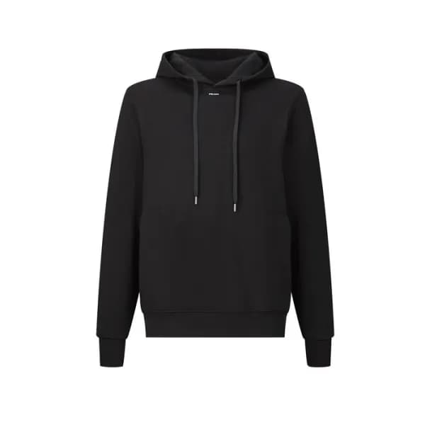 프라다 남성 블랙 후드티 - Prada Mens Black Hoodie - prc1820x - 1
