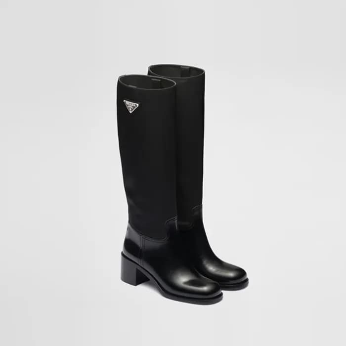 프라다 여성 삼각 롱 부츠 - Prada Womens Long Boots - prs1764… - 1