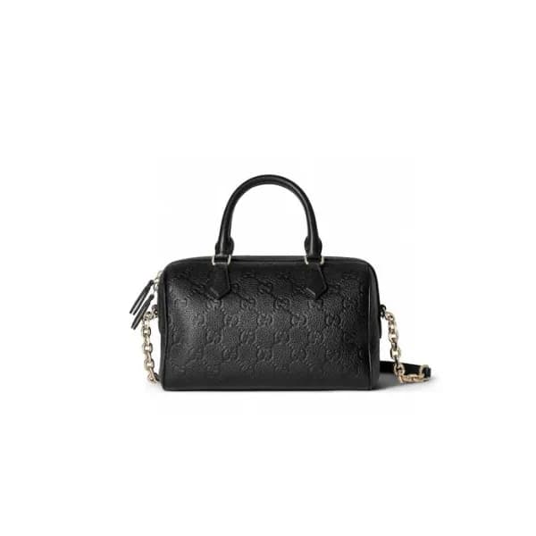 구찌 여성 GG 엠블럼 핸들백 - Gucci Womens GG Emblem Handle B… - 1