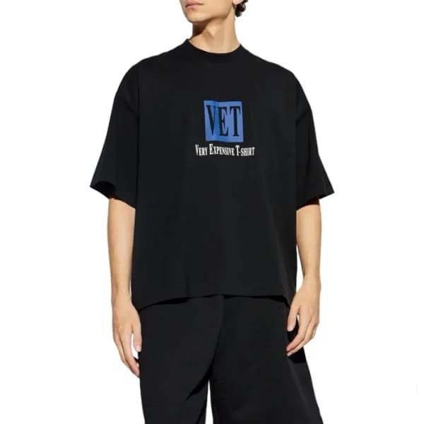 베트멍 남/녀 화이트반팔 티셔츠 - Vetements Unisex Over Size Tsh… - 1