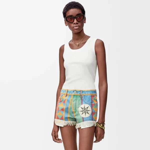로에베 여성 라운드 나시 - Loewe Womens Round Sleeveless Top … - 1