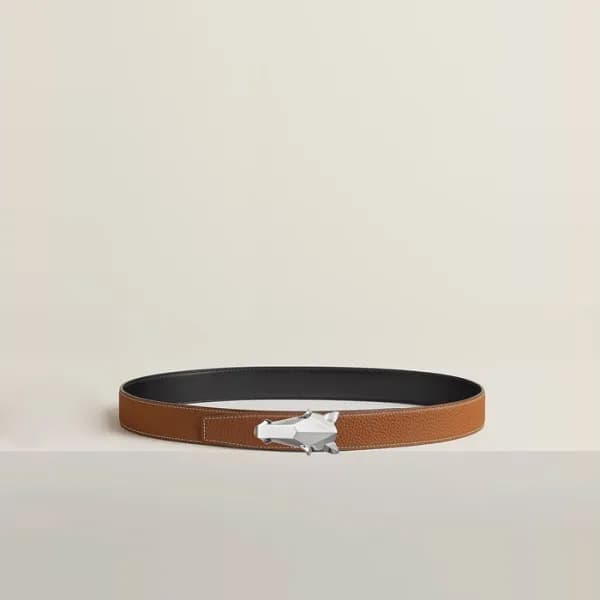 에르메스 남성 데스트리에 버클 리버서블 벨트 - Hermes Mens Destrier Bu… - 1
