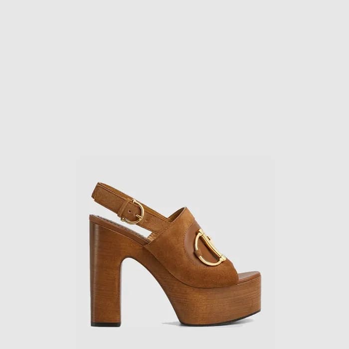 구찌 여성 홀스빗 플랫폼 샌들 - Gucci Womens Horsebit Platform … - 1