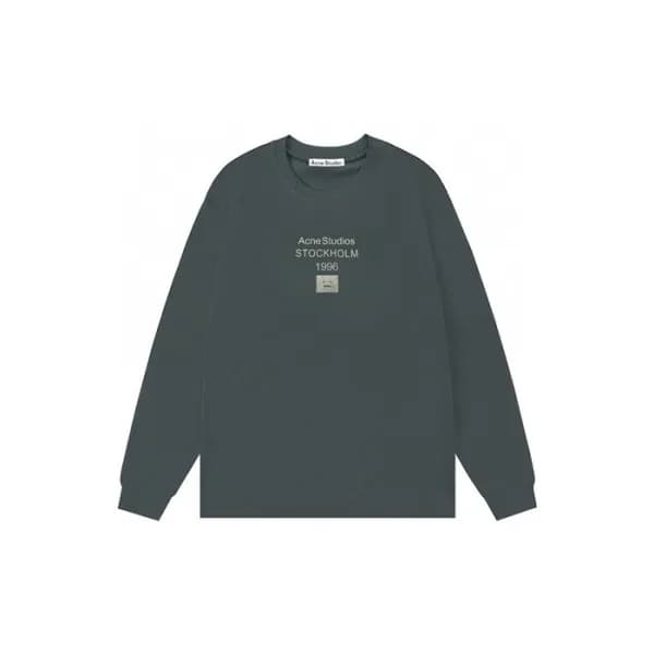 아크네 남성 크루넥 긴팔티 - Acne Mens Round Tshirt - anc8056x - 1