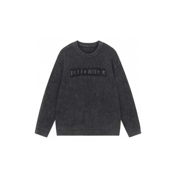 발렌시아가 남성 라운드 니트 - Balenciaga Mens Round Knitwear -… - 1