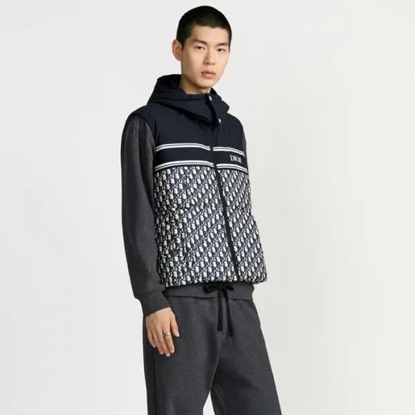 디올 남성 오블리크 베스트 - Dior Mens Down Vest - dic12380x - 1