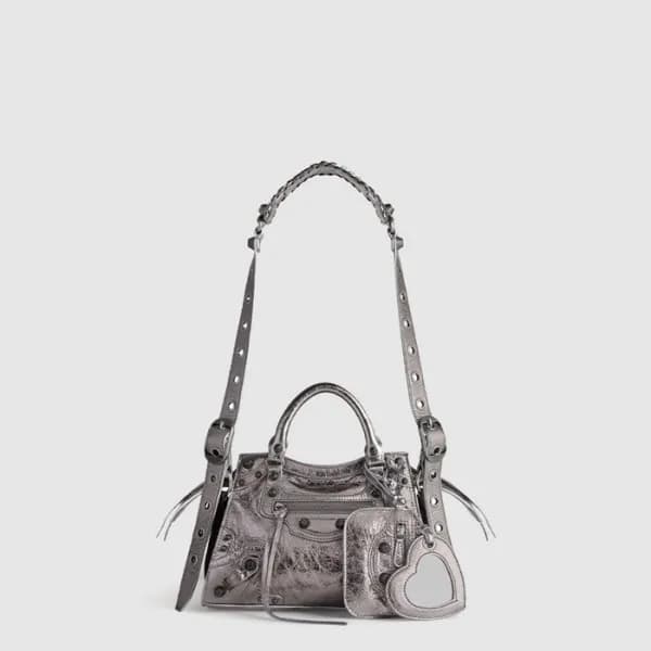 발렌시아가 여성 네오 카골 Xs 메탈라이즈드 핸드백 - Balenciaga Womens N… - 1