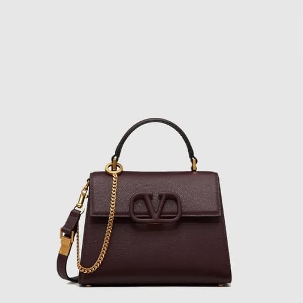 발렌티노 여성 스몰 브이슬링 탑 핸들 백 - Valentino Womens Small V-… - 1