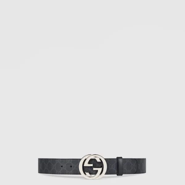 구찌 남성 인터로킹 G 버클 벨트 - Gucci Mens Interlocking G Buc… - 1