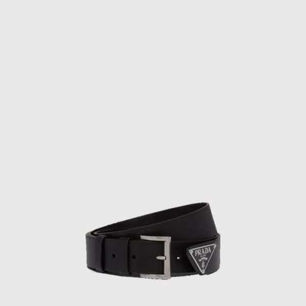 프라다 남성 가죽 벨트 - Prada Mens Leather Belt - bel630x - 1
