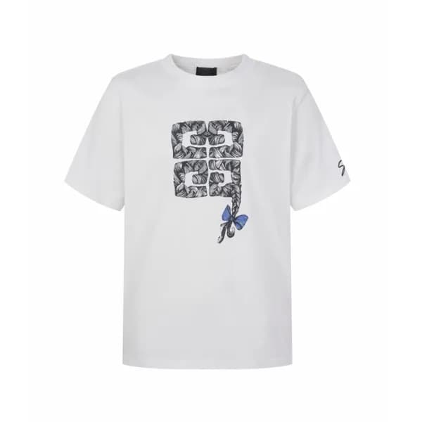 지방시 남성 라운드 반팔티 - Givenchy Mens Round Tshirt - gic1… - 1