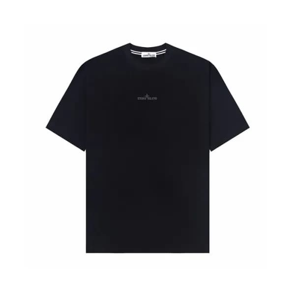 스톤아일랜드 남성 라운드 반팔 티셔츠 - Stone Island Mens Round Tsh… - 1
