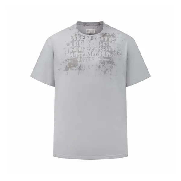 메종 마르지엘라 남성 반팔 티셔츠 - Maison Margiela Mens Round Ts… - 1