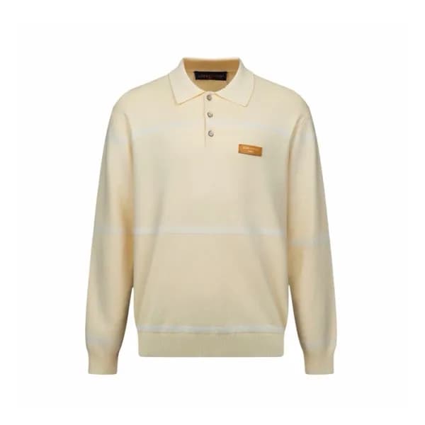 루이비통 남성 폴로 스웨터 - Louis vuitton Mens Polo Sweater - lvc17275x - 1