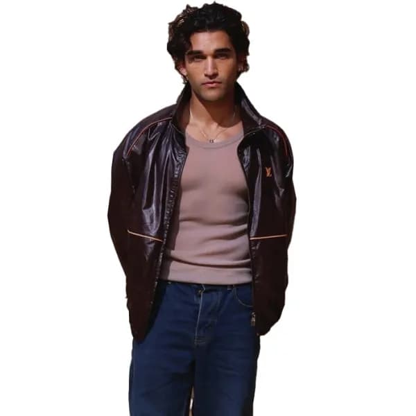 루이비통 남성 가죽 자켓 - Louis vuitton Mens Leather Jacket - lvc18455x - 1
