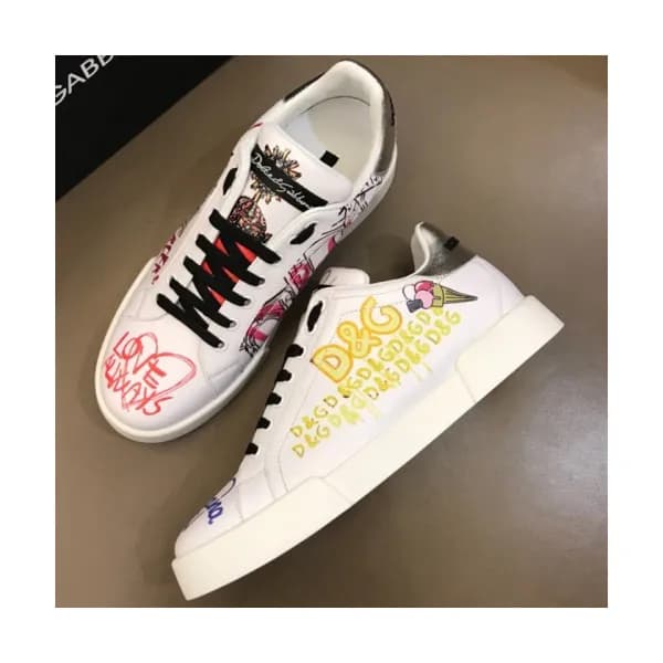 DOLCE&GABBANA 2018 MENS LEATHER SKEAKERS - 돌체앤가바나 … - 1