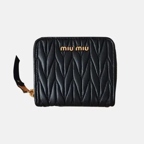 MiuMiu 2018 Ladies Matelassé Bifold Wallet 5M0522 … - 1