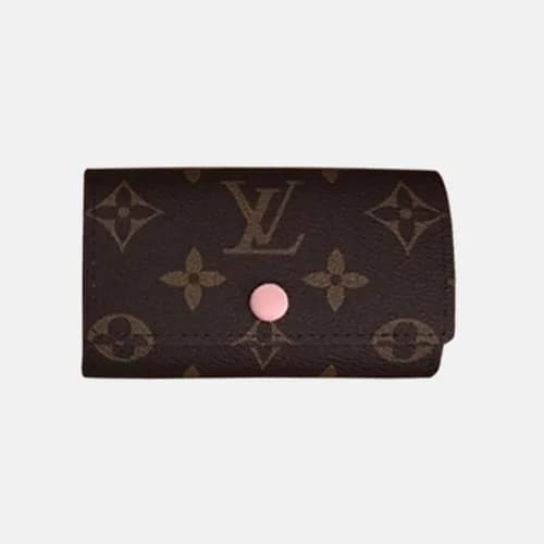 Louis Vuitton 2018 Canvas 6 Key Holder Wallet M612… - 1