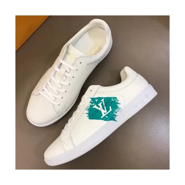 Louis Vuitton 2018 Leather Sneakers - 루이비통 신상 레더 스… - 1