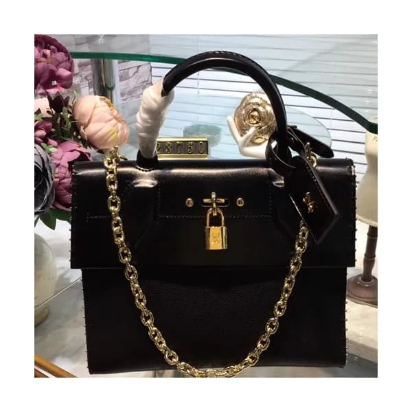 Louis Vuitton Pochette City Steamer Tote Shoulder … - 1