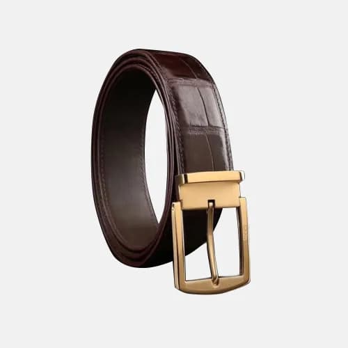 Gucci 2019 Mens Business Classic Buckle Leather Be… - 1