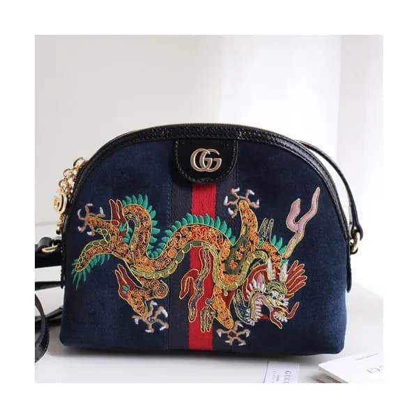 Gucci GG Ophidia Women Dragon Shoulder Bag,23.5CM … - 1