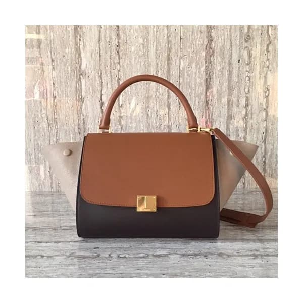 Celine Leather Tote Shoulder Bag,26CM - 셀린느 레더 토트 … - 1