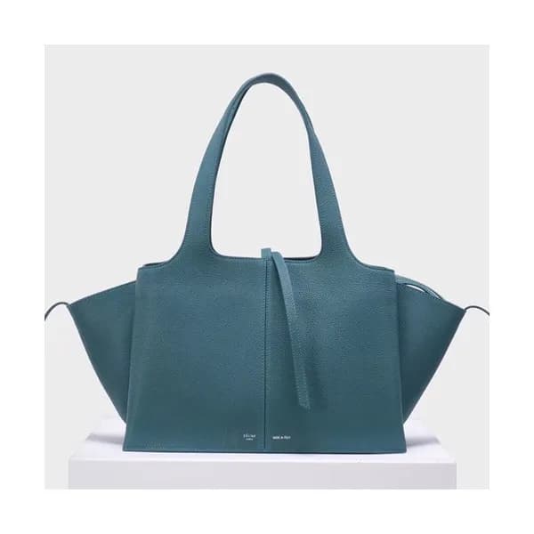 Celine Tri-Fold Leather Tote Bag,32CM - 셀린느 트리 폴드 … - 1