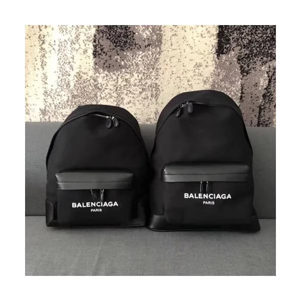 [데일리백팩!!]Balenciaga 2019 Le Dix Money Canvas & Lea… - 1