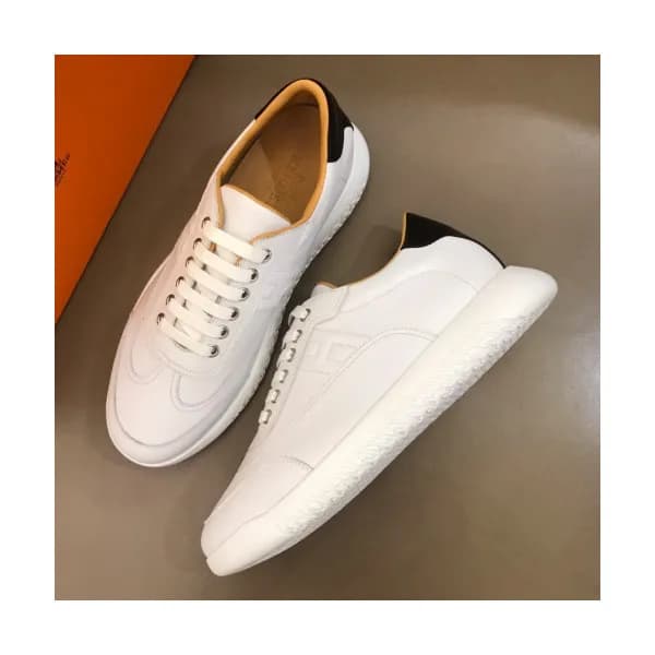 Hermes 2019 Mens Parfunms Business Leather Sneaker… - 1