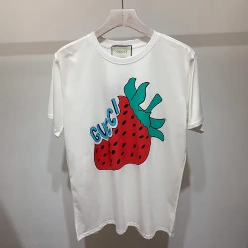 Gucci 2019 Mm/Wm Wolf Logo Cotton Short Sleeved Cl… - 1