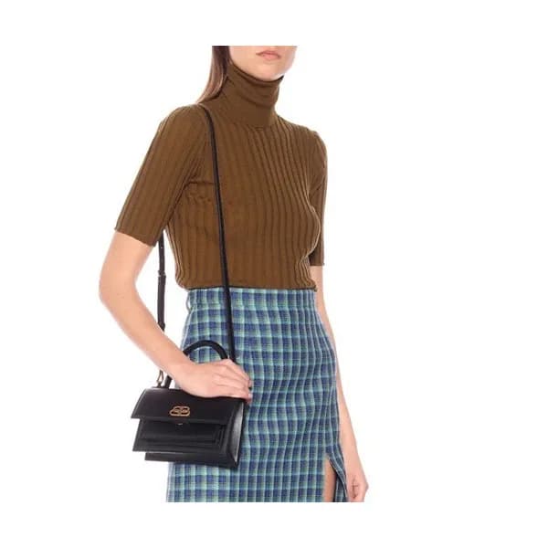 Balenciaga 2019 Sharp XS Leather Satchel Tote Sho… - 1