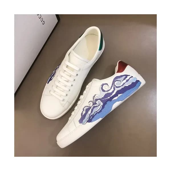 Gucci 2019 Mm/Wm Leather Sneakers - 구찌 2019 남여공용 레… - 1