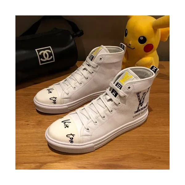 Louis vuitton 2019 Mens Leather Sneakers - 루이비통 2… - 1