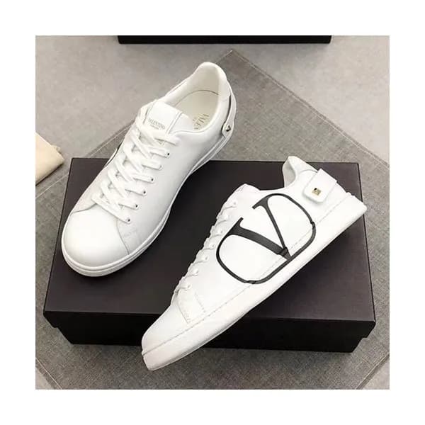 Valentino 2019 Mens Leather Sneakers - 발렌티노 2019 남… - 1