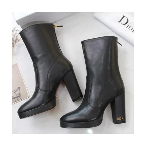 Dior 2019 Ladies Leather High Heel Boots - 디올 2019… - 1