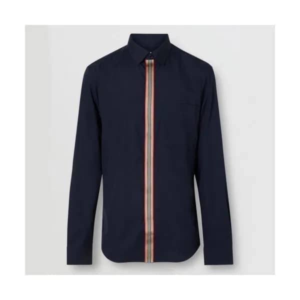 Burberry 2019 Mens Vintage Logo Slim Fit Cotton sh… - 1