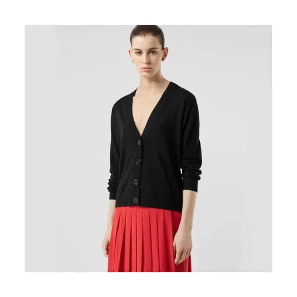 Burberry 2019 Womens Retro Logo Wool Cardigan - 버버… - 1