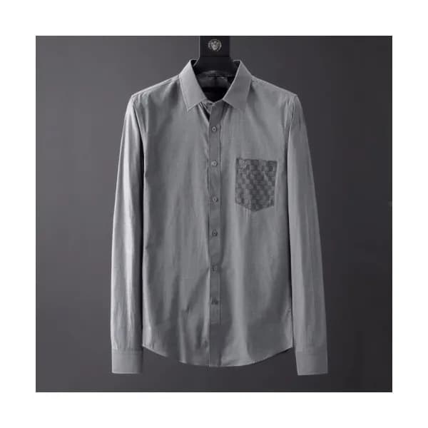 Louis vuitton 2019 Mens Logo Slim Fit Cotton shirt… - 1