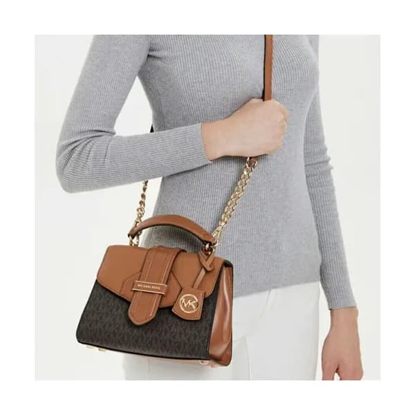 Michael Kors 2019 Leather Shoulder Bag, 22CM - 마이클… - 1