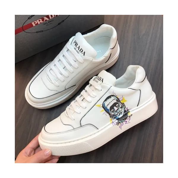 Prada 2019 Mens Leather Sneakers - 프라다 2019 남성용 레더… - 1