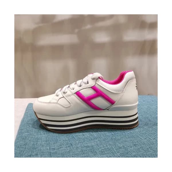Hogan 2019 Ladies Leather Platform Sneakers - 호간 2… - 1