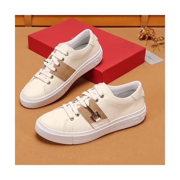 Ferragamo 2019 Mens Leather Sneakers - 페라가모 2019 남… - 1