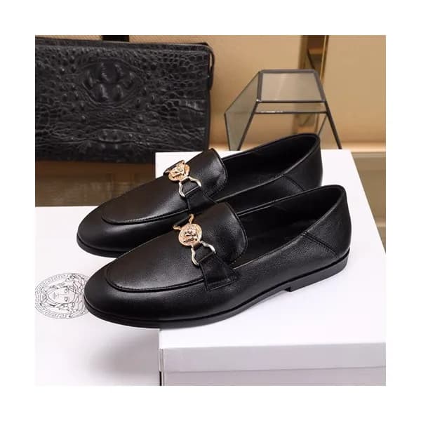 Versace 2020 Mens Leather Loafer - 베르사체 2020 남성용 … - 1