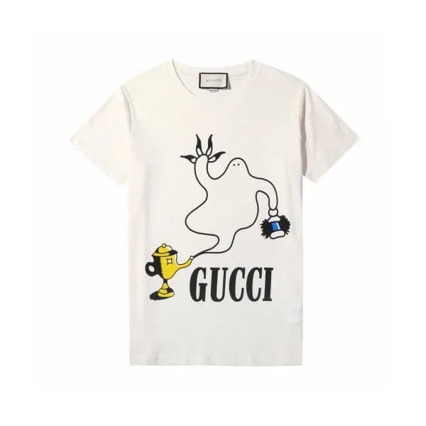 [매장판]Gucci 2020 Mm/Wm Logo Cotton Crew neck Short … - 1