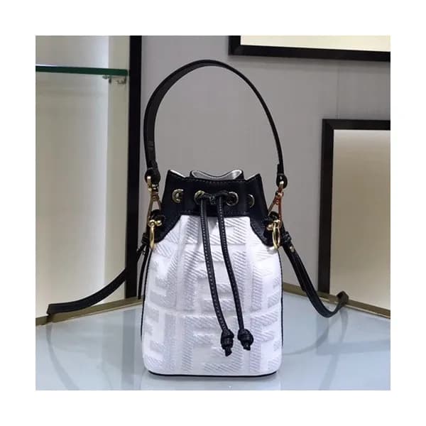 Fendi 2020 Mon Tresor Bucket Tote Shoulder Bag ,18… - 1