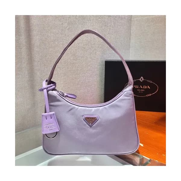 Prada 2020 Nylon Hobo Tote Shoulder Bag,23CM - 프라다… - 1