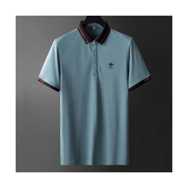 [매장판]Gucci 2020 Mens Logo Silket Short Sleeved Pol… - 1